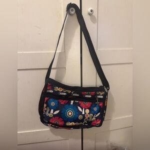 LeSportsac Classic Hobo in Bright Floral Pinball Print